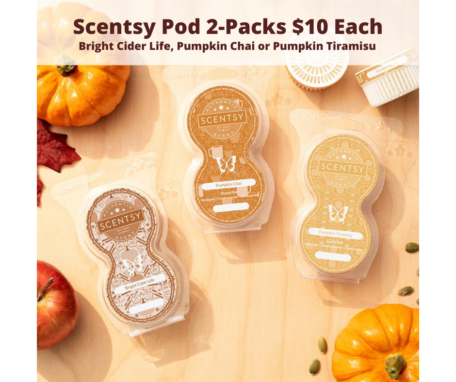 Scentsy Fall Harvest Pod 3-Pack